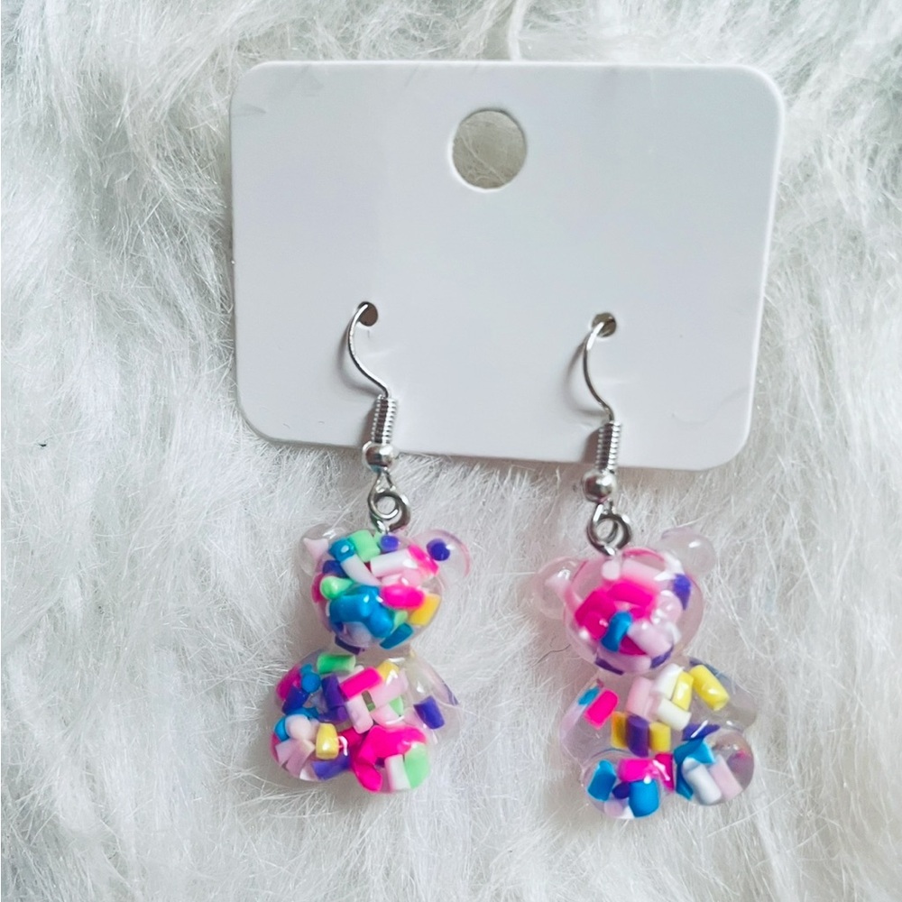 Gummy Bear Sprinkle Earrings Fashion